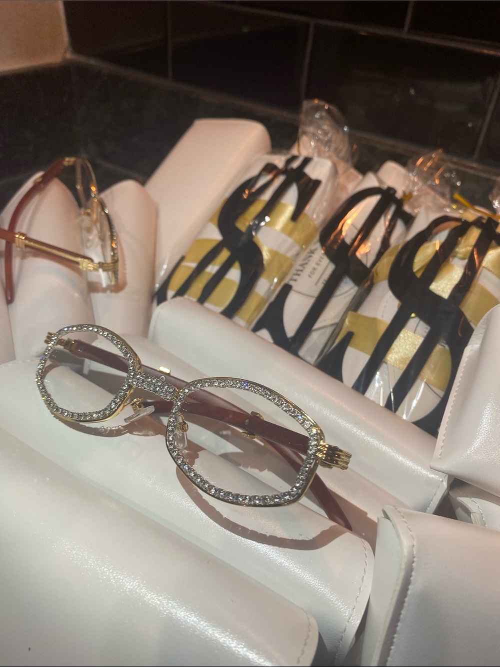 Reseller Pack of 20 Millionaire Celebrity Lab Stones UV coat clear sunglasses